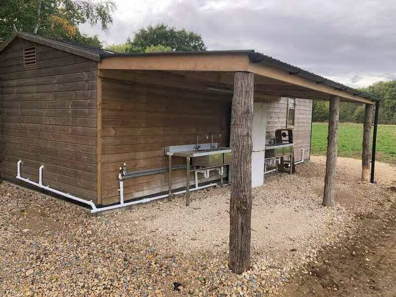 Campsite Welfare Unit field side kitchen