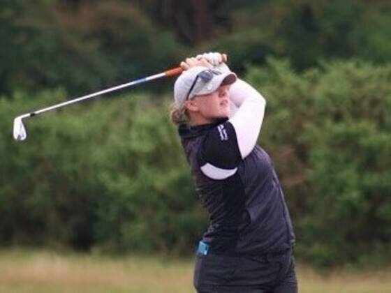 Izy gets an albatross!