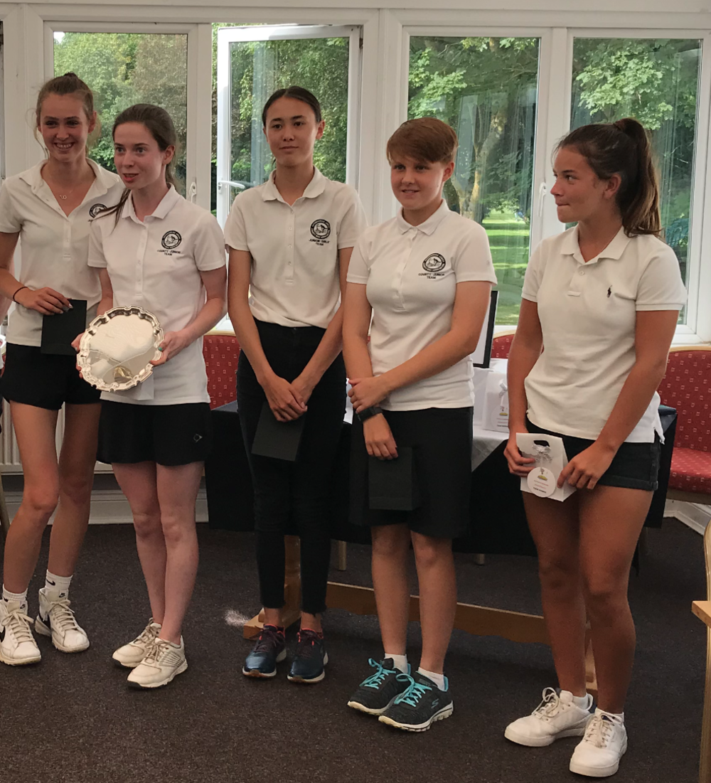 Oxfordshire Girls Triumph at the Midlands South Team Stableford!