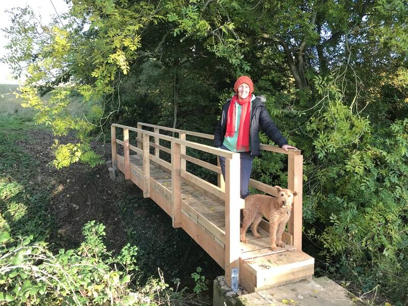New footbridge