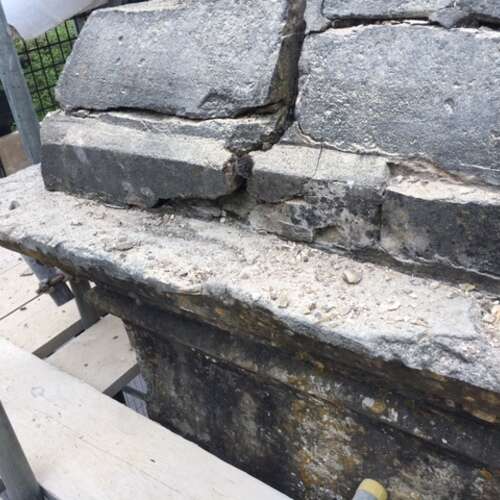 State of the existing stonework