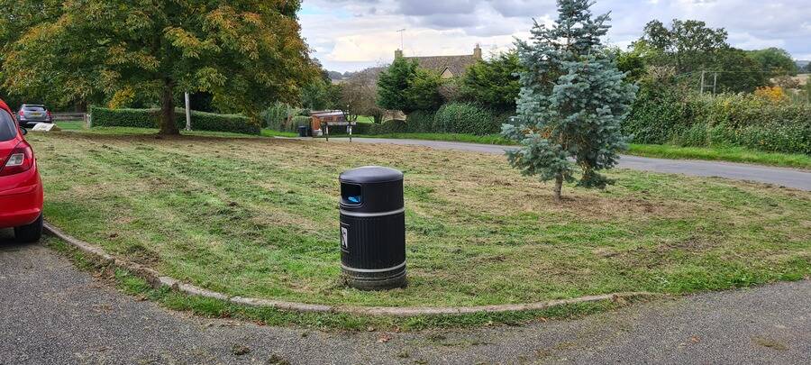 New Multi-purpose Waste Bin in Little Wolford